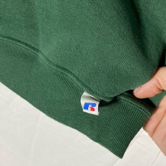 Vintage Russell Athletic Green University Of Alberta Crew Neck Sweatshirt XL - Picture 15 of 16